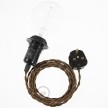 Create your TZ22 Black e Whiskey Rayon Snake for lampshade and bring the light wherever you want.