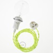 Create your TF10 Yellow Fluo Snake for lampshade and bring the light wherever you want.