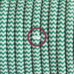 Wiring Pedestal, RZ06 Green ZigZag Rayon 3 m.