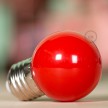 G45 Miniglobe LED bulb 1W 150Lm E27 2700K - Red