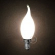 LED Milky White Light Bulb - Gust of wind C35 - 4W 300Lm E14 2700K Dimmable