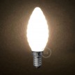 LED Milky White Light Bulb - Twisted Candle C35 - 4W 300Lm E14 2700K Dimmable