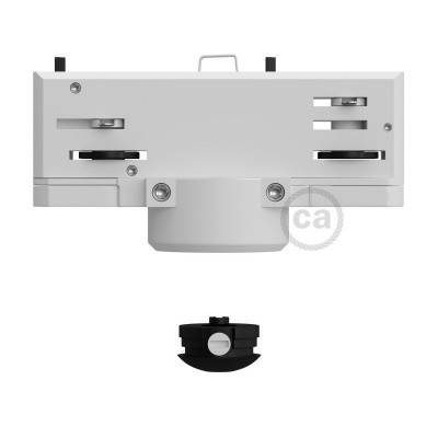 Eutrac white suspension multiadaptor for 3 phase circuit tracks