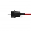 Black Schuko Plug for Lumet String Lights