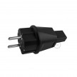 Black Schuko Plug for Lumet String Lights