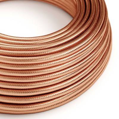 Round Electric cable covered in 100% Red Copper