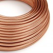 Round Electric cable covered in 100% Red Copper