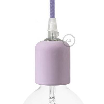 Ceramic E27 lamp holder kit - Liliac