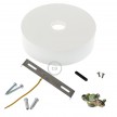 Wooden ceiling rose kit for 2XL cord