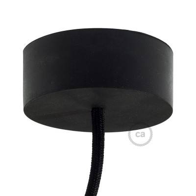 Silicone ceiling rose kit - Black