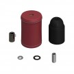 Leather covered wooden E27 lamp holder kit