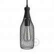 Bottle-shaped naked light bulb cage metal lampshade Magnum