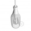 Bottle-shaped naked light bulb cage metal lampshade Magnum