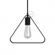 Metal Duedì Apex lampshade with metal lamp holder cover and E27 lamp holder