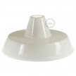 Industrial Ceramic lampshade for suspension - Made in Italy