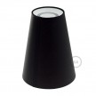 Truncated Cone fabric lampshade for E27 fitting, 16cm diameter h20cm - 100% Made in Italy