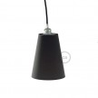 Truncated Cone fabric lampshade for E27 fitting, 16cm diameter h20cm - 100% Made in Italy