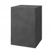 Cube cement lampshade for suspension, with cable clamp and E27 lamp holder