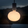 EIVA ELEGANT Outdoor pendant lamp with 1,5 mt textile cable, silicone ceiling rose and lamp holder IP65 water resistant