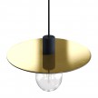 EIVA ELEGANT Pendant light with 5 m fabric cable, Ellepì lampshade, ceiling rose and lamp holder in IP65 waterproof silicone