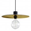 Oversize Ellepì flat lampshade in Dibond for outdoor pendant lighting, diameter 40 cm - Made in Italy