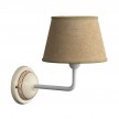 Fermaluce Cottage, ceramics wall light with lampshade and bent extension