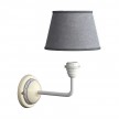 Fermaluce Cottage, ceramics wall light with lampshade and bent extension