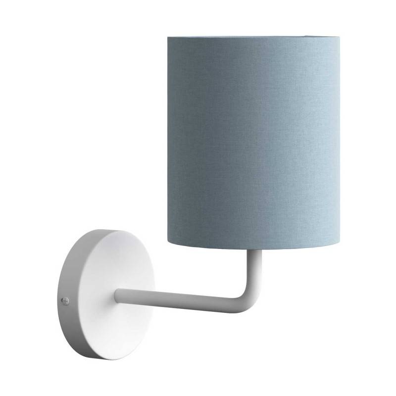 Fermaluce Metal metal wall light with lampshade and bent extension