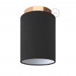 Fermaluce Metal with Cylinder Lampshade, Ø 15cm h18cm, metal finish wall or ceiling flush light