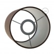 Fermaluce Metal with Cylinder Lampshade, Ø 15cm h18cm, metal finish wall or ceiling flush light