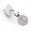 Spostaluce Metal 90°, the adjustable light source with E27 threaded lamp holder, fabric cable and side holes