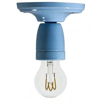 Fermaluce Color, the colorful porcelain wall or ceiling light source - Light blue