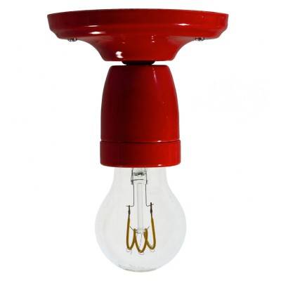 Fermaluce Color, the colorful porcelain wall or ceiling light source - Red