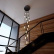 Made in Italy suspension with 15 pendants complete with P-Light, and 400 mm Rose-One ceiling rose