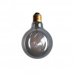 3-light pendant lamp with 200 mm round Rose-One, featuring fabric cable and concrete finishes