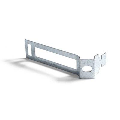 Metal cable tie clip for 30mm diameter rope cable - Zinc