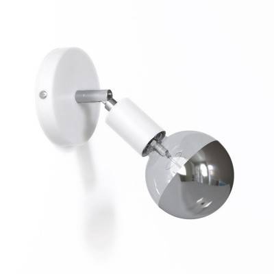 Fermaluce Metal 90°, the adjustable wall flush light - Matt White