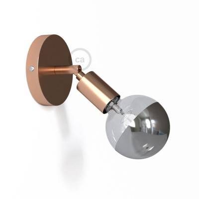 Fermaluce Metal 90°, the adjustable wall flush light - Copper