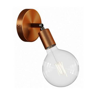 Fermaluce Metal 90°, the adjustable wall flush light - Brushed copper