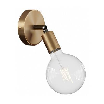 Fermaluce Metal 90°, the adjustable wall flush light - Brushed bronze