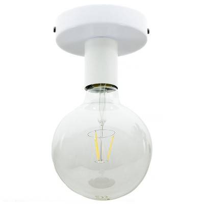 Fermaluce Metal,wall or ceiling flush light - Matt White