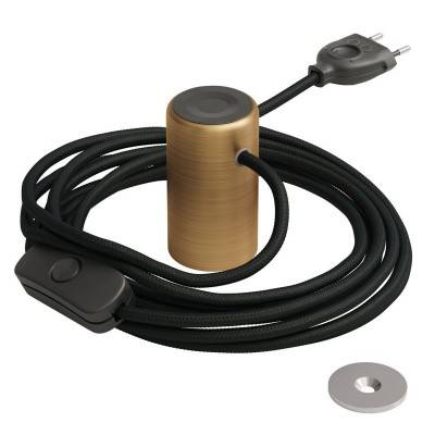 Magnetico®-Plug Elegant, ready-to-use magnetic lamp holder - Brushed bronze