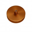 Mini Cylindrical Metal 1 central hole ceiling rose kit