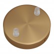 Cylindrical metal 2-hole ceiling rose kit