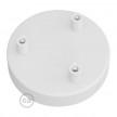 Cylindrical metal 3-hole ceiling rose kit