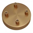 Cylindrical metal 4-hole ceiling rose kit