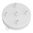 Cylindrical metal 5-hole ceiling rose kit