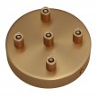 Cylindrical metal 5-hole ceiling rose kit