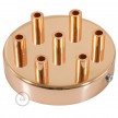 Cylindrical metal 7-hole ceiling rose kit