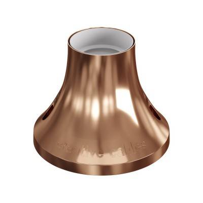 Metallic E27 wall or ceiling lampholder - Copper